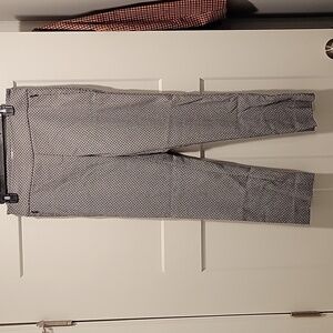 Margaret M Black and White Stretch Pants